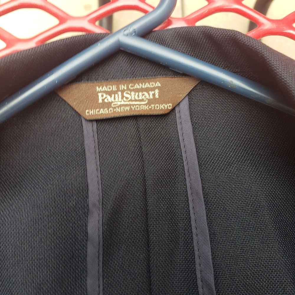 Paul Stuart men's black sports coat - Picture 4 of 10